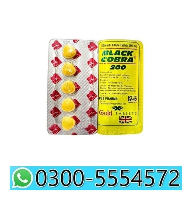 Black Cobra Tablets 200mg Price in Pakistan