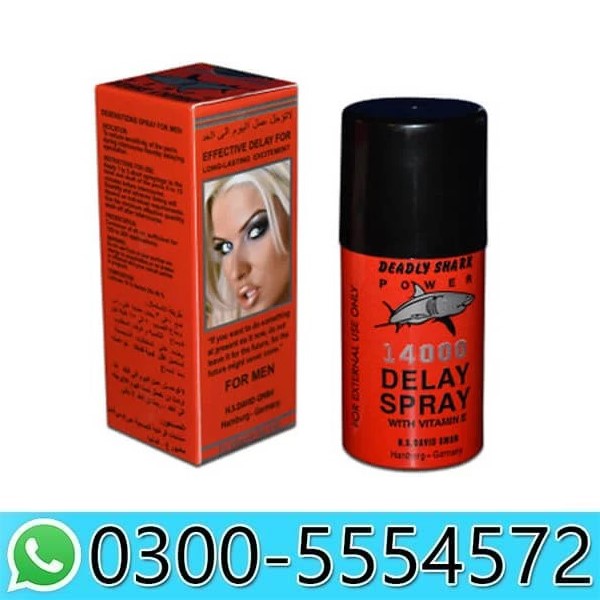 Deadly Shark Power 14000 Delay Spray in Pakistan