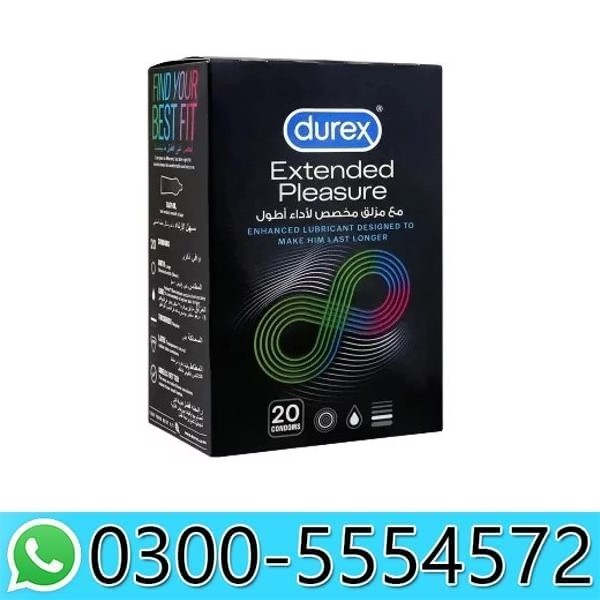 Durex Extended PLeasure 20 Condoms in Pakistan