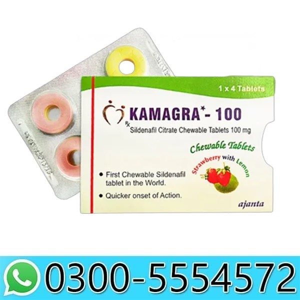 Kamagra 100mg Chewable Price in Pakistan