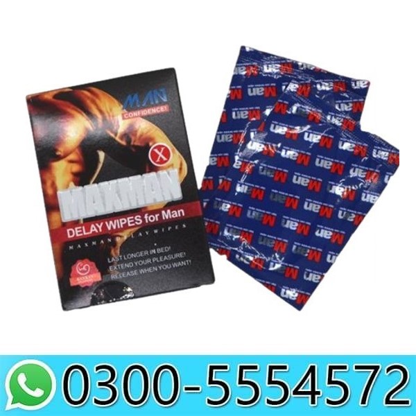 Maxman Delay Wipes in Pakistan