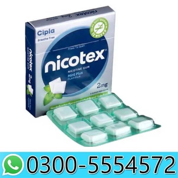 Nicotex Gum Price in Pakistan