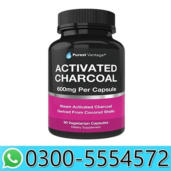 Purest Vintage Activated Charcoal Capsules in Pakistan