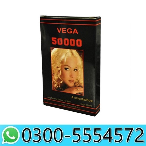 Vega 50000 Long Lasting Delay Tissue in Pakistan