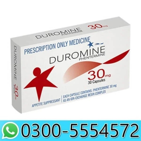 Duromine Phentermine 30mg Price in Pakistan