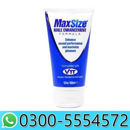 Max Size Male Enhancement Cream Price in Pakistan